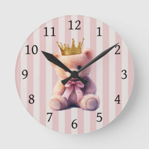 Prinses Teddybeer Ronde Klok