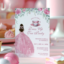 Prinses Theepartij Roze Nep Glitter Verkleedspel