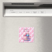 Prinses Theetijd Macarons Magneet (Insitu (Vaatwasser))