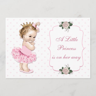prinses Tutu Hearts en Flowers Kaart