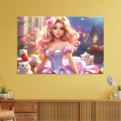 Prinses Uitgerekt Canvas (Insitu (Woonkamer))