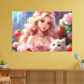 Prinses Uitgerekt Canvas (Insitu (Woonkamer))