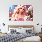 Prinses Uitgerekt Canvas (Insitu (Slaapkamer))