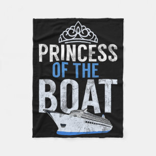 Prinses van de boot fleece deken