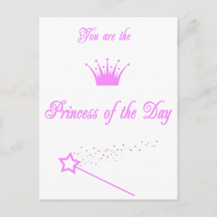 Prinses van de dag - Briefkaart