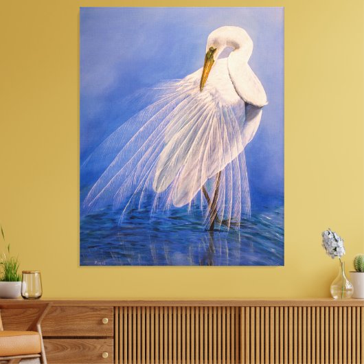 Prinses van de Mist Canvas Afdruk (Insitu (Woonkamer))
