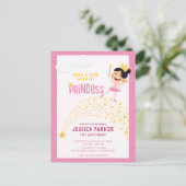 Prinses van de sterren, Magische Wensen Briefkaart (Staand voorkant)