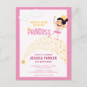 Prinses van de sterren, Magische Wensen Briefkaart (Voorkant)