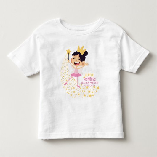 Prinses van de sterren, Magische Wensen Kinder Shirts (Voorkant)