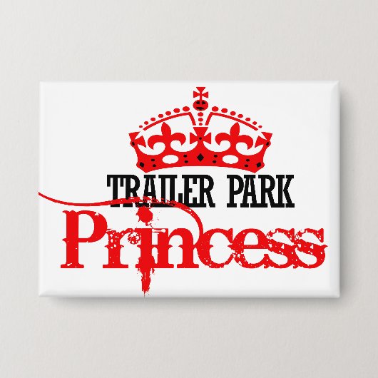 Prinses van het Trailerpark Button (Voorkant)