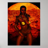 Prinses van Mars Fantasy Poster (Voorkant)