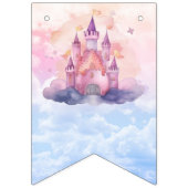 PRINSES VERJAARDAG BANNER VOOR MEISJES, KASTEEL BA (Eerste vlag)