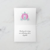 Prinses Verjaardag Bedankkaart (Binnen)