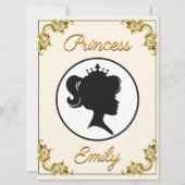 Prinses Verjaardag Hare Koninklijke Hoogheid Naam Kaart (Voorkant)