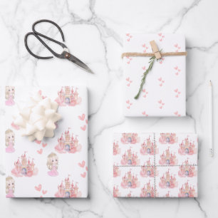 Prinses Verjaardagsfeest Inpakpapier Vel