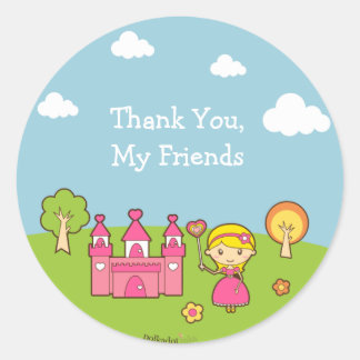 Prinses Verjaardagsfeestje Sticker