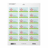Prinses Verzendlabels Etiket (Full Sheet)