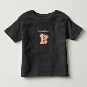 Prinses Wordt Eén Peuter Meisje Verjaardag T-Shirt