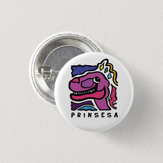 Prinsesa Logo - Kleine Button (Voorkant /achterkant)