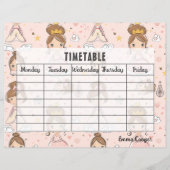 Prinsessen & Harten Zachte Pastels School Tijdsche (Voorkant)