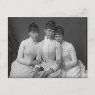 Prinsessen van Pruisen: Sophie, Victoria, Margaret Briefkaart
