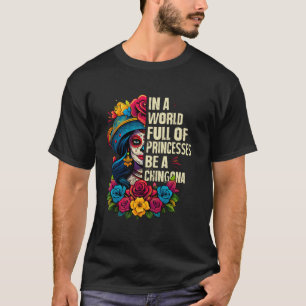 Prinsessen Vrouwen De Los Muertos La Catrina Dag V T-shirt