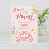 Prinsessenfeest Kaart (Staand voorkant)