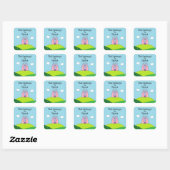 "Prinsessenfeest" Stickers (Vel)