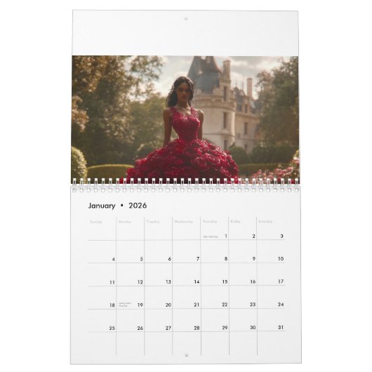 Prinsessenkalender Kalender (Jan 2026)