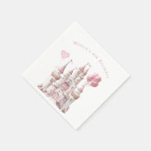 Prinsessenkasteelballonnen Servet (Hoek)