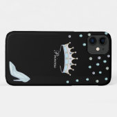 Prinsessenkroon, edelstenen & kristallen schoen op Case-Mate iPhone case (Achterkant (horizontaal))