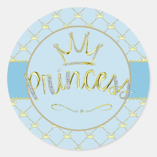 Prinsessenstickers Ronde Sticker