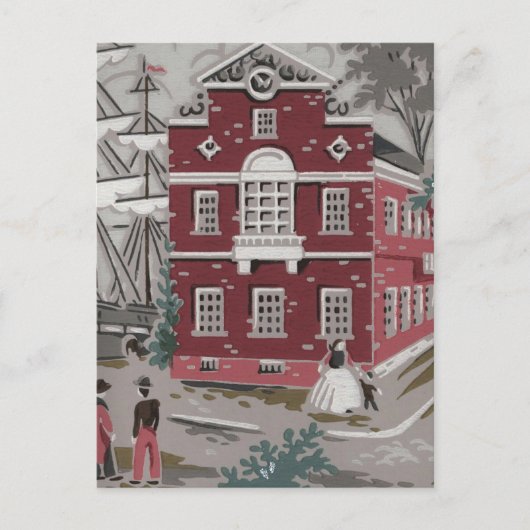  Print Boston Briefkaart (Voorkant)