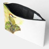 Print Cut Naaizak met Waterverf Groene specht Etui (Open)