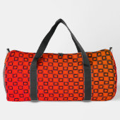 Print Cut Naaizak Sinaasappel zwart modern design Plunjezak (Achterkant)