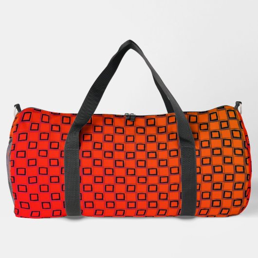 Print Cut Naaizak Sinaasappel zwart modern design Plunjezak (Achterkant)