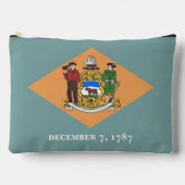 Print Cut Sac à coudre avec le drapeau du Delaware (Recto)