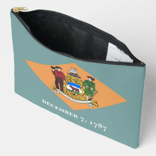 Print Cut Sac à coudre avec le drapeau du Delaware