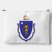 Print Cut Sac à coudre avec le drapeau du Massachu (Verso)