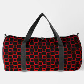 Print Cut Sac à coudre noir et rouge design modern (Verso)