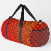 Print Cut Sac à coudre Orange noir design moderne (Coin droit)