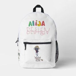 Print Cut Sew Bag alija design by jorge Bedrukte Rugzak
