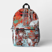 Print Cut Sew Bag – Corrosion Pulse Bedrukte Rugzak (Voorkant)