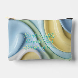 Print cut sew bag in stylish graphic etui