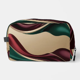 Print cut sew bag in stylish graphic toilettasje