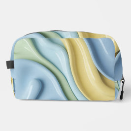 Print cut sew bag in stylish graphic toilettasje