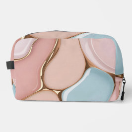 Print cut sew bag in stylish graphic toilettasje