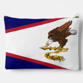 Print Cut Sew Bag met vlag van Amerikaans-Samoa, U Etui (Achterkant)