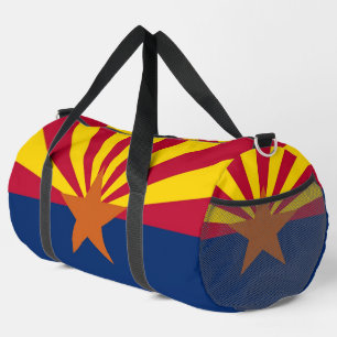 Print Cut Sew Bag met vlag van Arizona, Verenigde Plunjezak