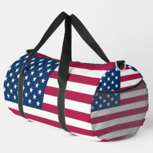 Print Cut Sew Bag met vlag van de Verenigde Staten Plunjezak